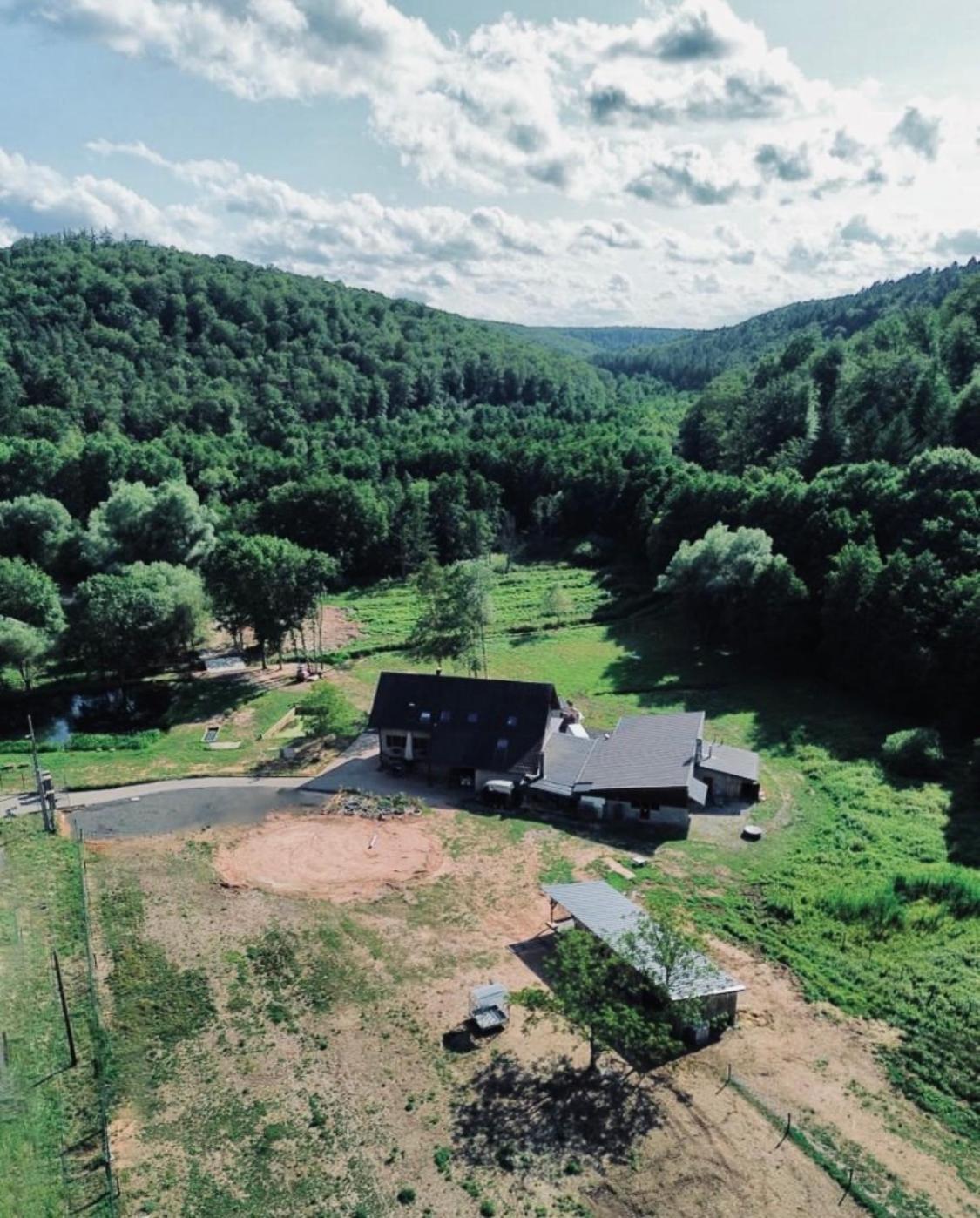 Maison D'Hotes En Pleine Nature Avec Chevaux Soucht Esterno foto